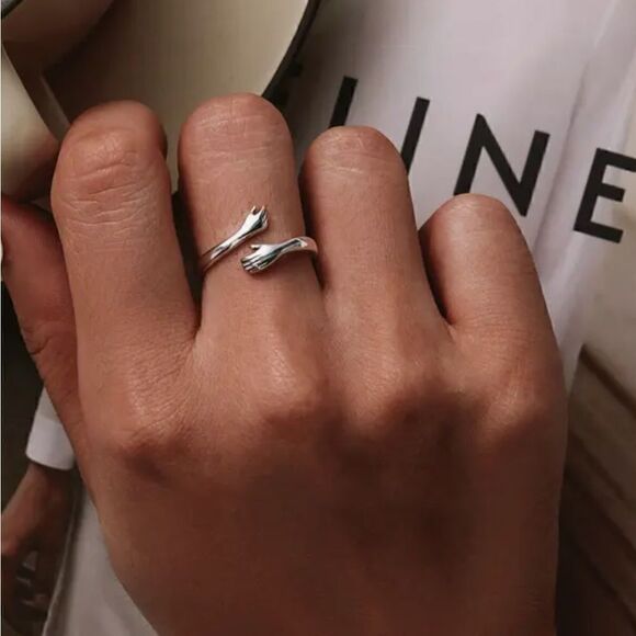 HUG RING S925   - Picture 1 of 6
